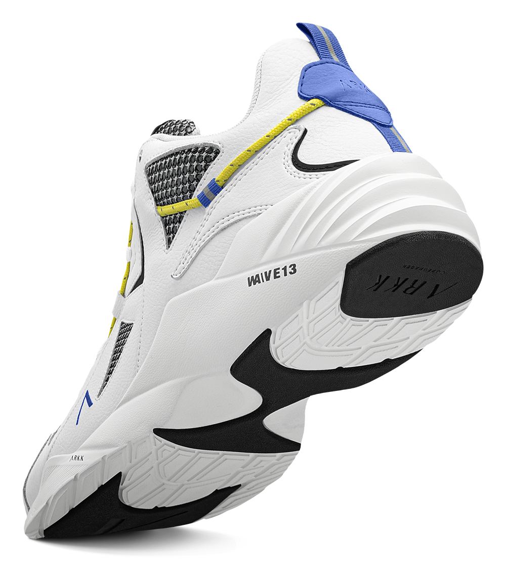 ARKK Collection Tuzon Leather W13 | White Amparo Blue | Men Tuzon